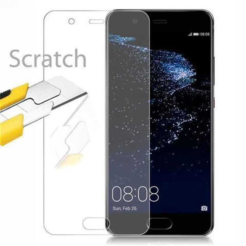 Cadorabo Panzer Folie kompatibel mit Huawei P10 PLUS - Schutzfolie Gehärtetes (Tempered) Display-Schutzglas in 9H Härte mit 3D Touch Kompatibilität