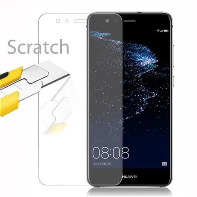 Cadorabo Panzer Folie kompatibel mit Huawei P10 LITE - Schutzfolie Gehärtetes (Tempered) Display-Schutzglas in 9H Härte mit 3D Touch Kompatibilität