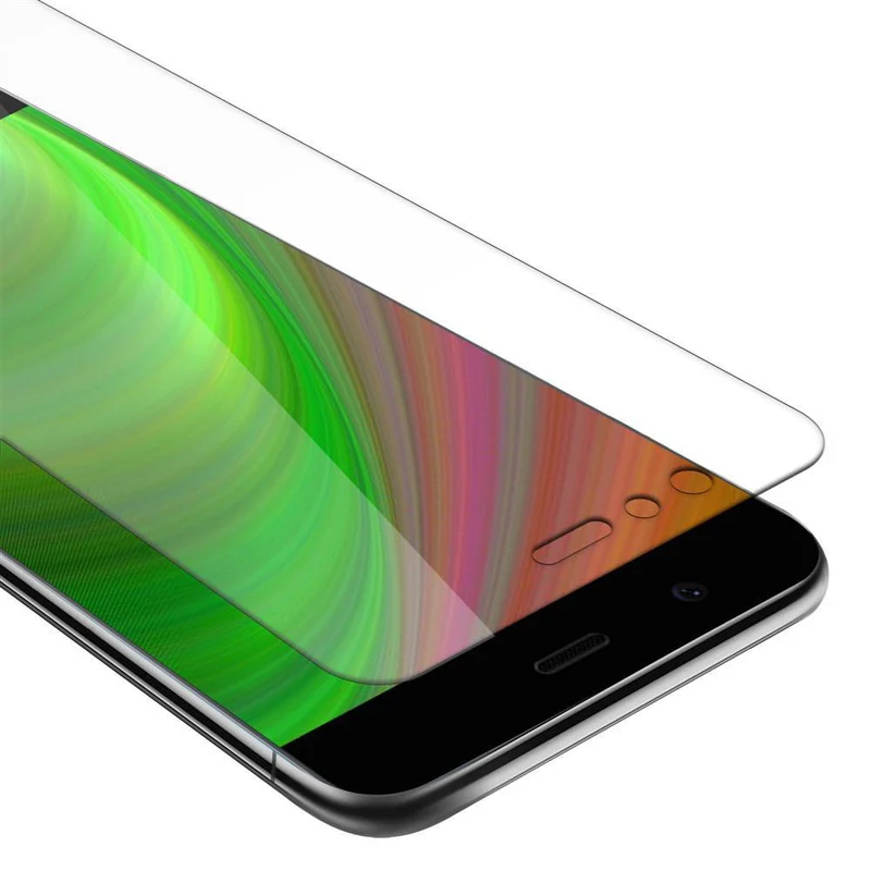 Cadorabo Panzer Folie kompatibel mit Huawei P10 - Schutzfolie Gehärtetes (Tempered) Display-Schutzglas in 9H Härte mit 3D Touch Kompatibilität