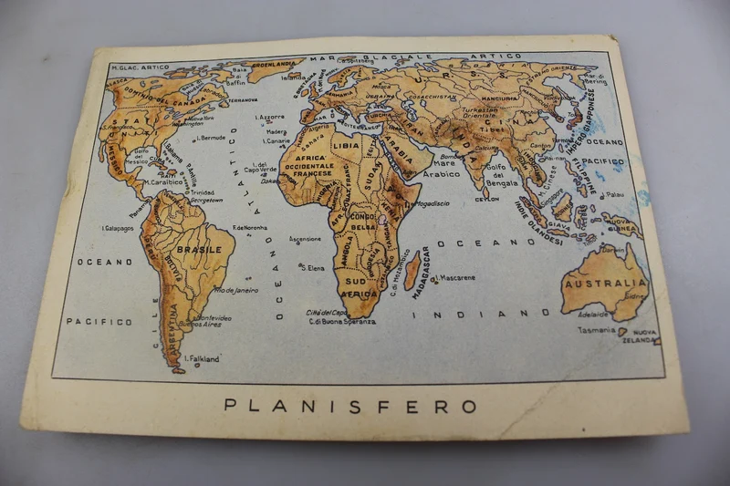 Postkarte FFAA "die Planisphäre"