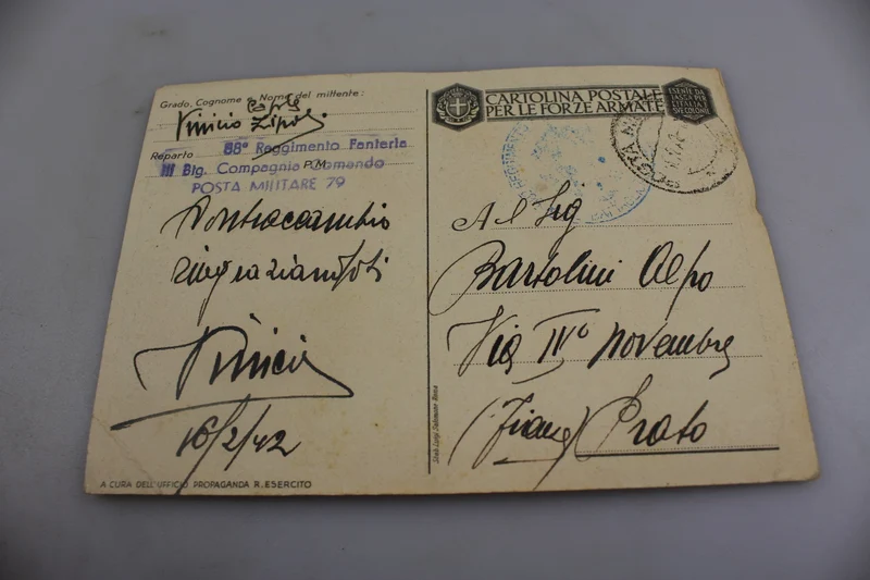 Postkarte FFAA "die Planisphäre"