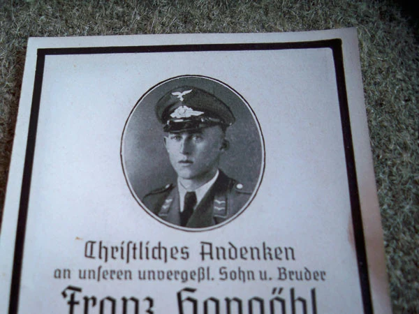 Sterbebilder Luftwaffe Crotone 06/1941