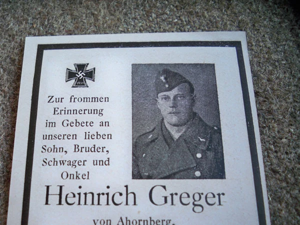 Sterbebilder Luftwaffe Wilna (Litauen) 7/1944