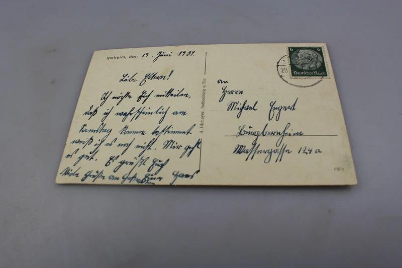 Postkarte RAD Bezirk 7/282