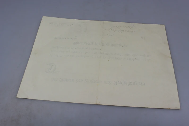 Attestierter Frontkämpfer 1914/18
