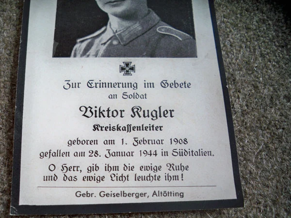 Sterbebilder Süditalien 10/44