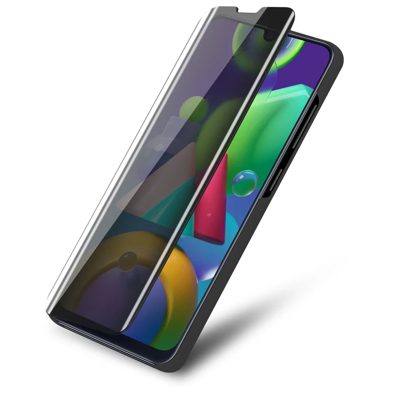 Cadorabo Hülle kompatibel mit Samsung Galaxy M31 Clear View Spiegel Schutzhülle mit Standfunktion 360 Grad Schutz