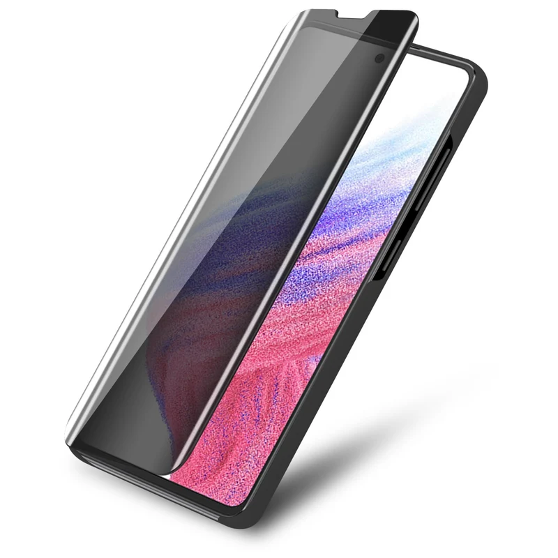 Cadorabo Hülle kompatibel mit Samsung Galaxy A53 5G Clear View Spiegel Schutzhülle mit Standfunktion 360 Grad Schutz