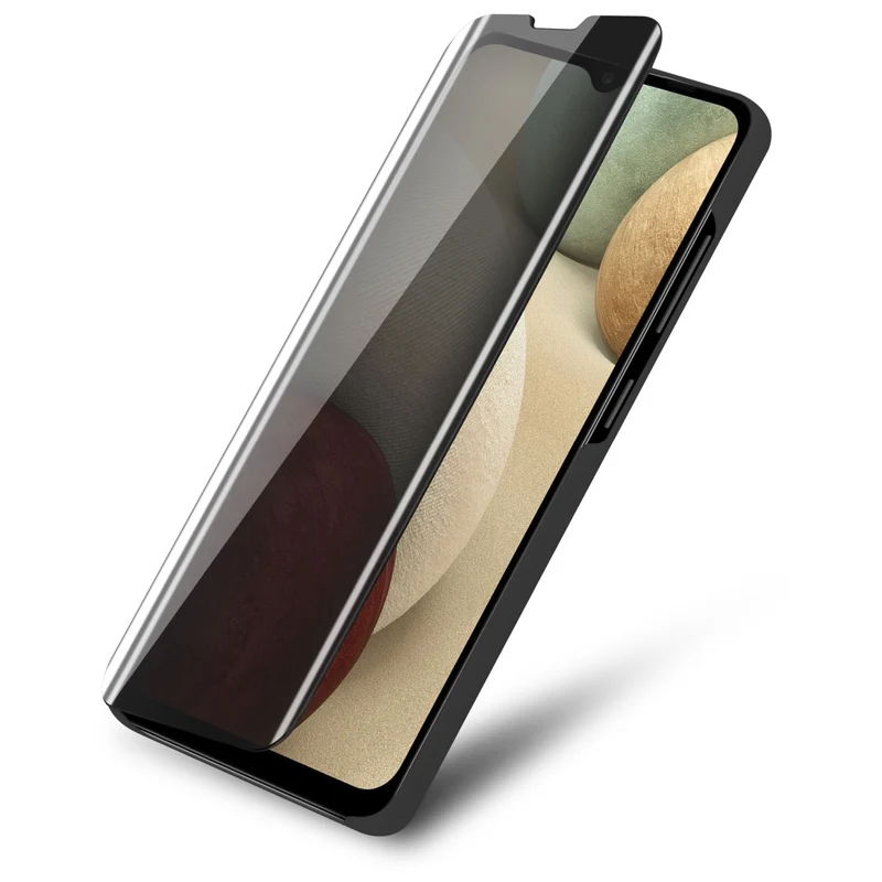 Cadorabo Hülle kompatibel mit Samsung Galaxy A12 / M12 Clear View Spiegel Schutzhülle mit Standfunktion 360 Grad Schutz