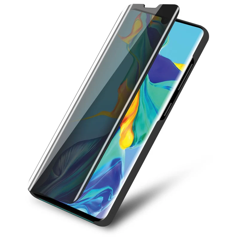 Cadorabo Hülle kompatibel mit Huawei P30 PRO Clear View Spiegel Schutzhülle mit Standfunktion 360 Grad Schutz