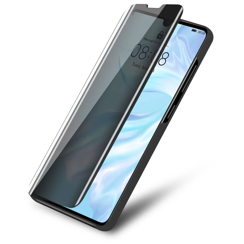 Cadorabo Hülle kompatibel mit Huawei P30 Clear View Spiegel Schutzhülle mit Standfunktion 360 Grad Schutz