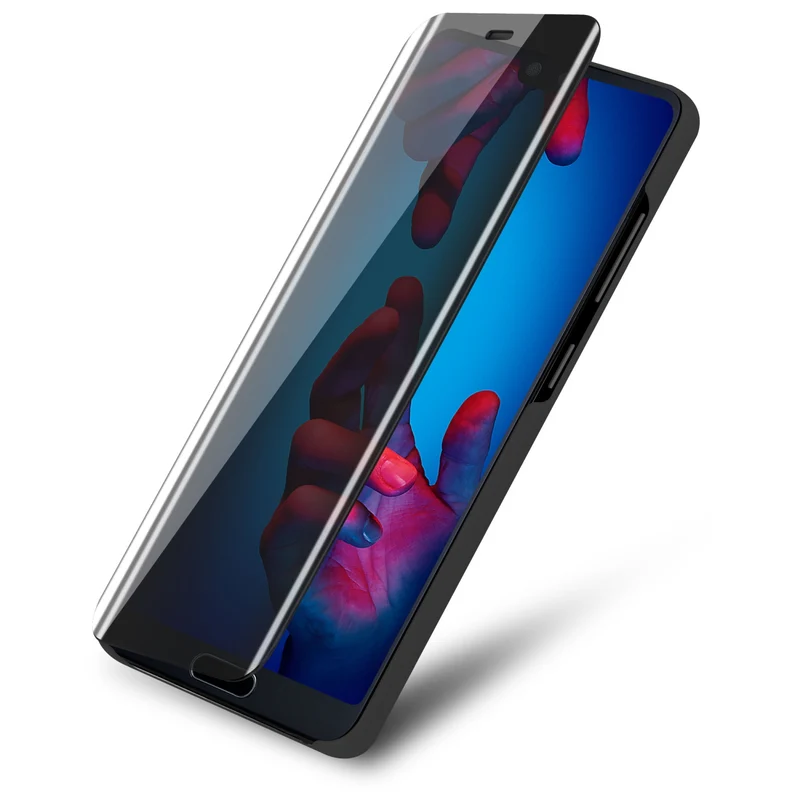 Cadorabo Hülle kompatibel mit Huawei P20 Clear View Spiegel Schutzhülle mit Standfunktion 360 Grad Schutz