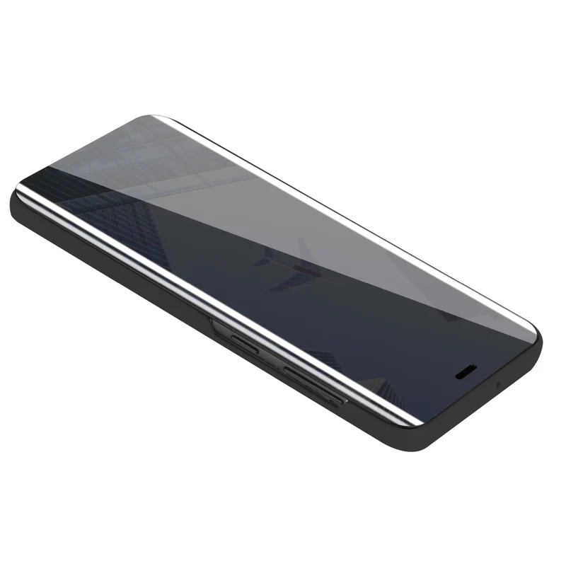 Cadorabo Hülle kompatibel mit Huawei P20 Clear View Spiegel Schutzhülle mit Standfunktion 360 Grad Schutz