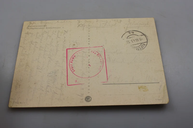 Gebirgsjäger WW 2 post card
