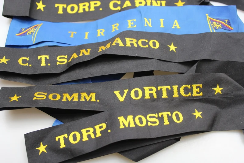 #10 Matrosenmützenbänder der italienischen Marine