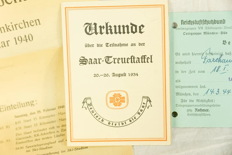 Interessantes WW2 Ehepaar Konvolut mit Wehrpass