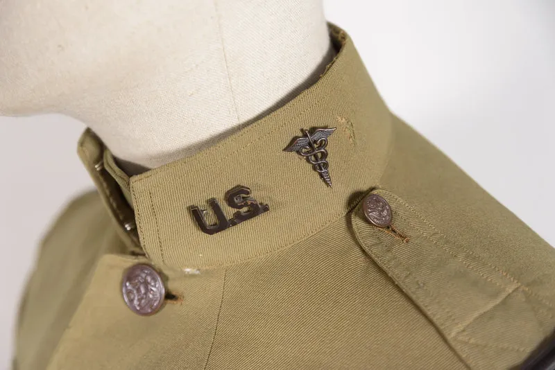 US Army WW1 - Lieutenant Medic Jacke - 90. Infanteriedivision