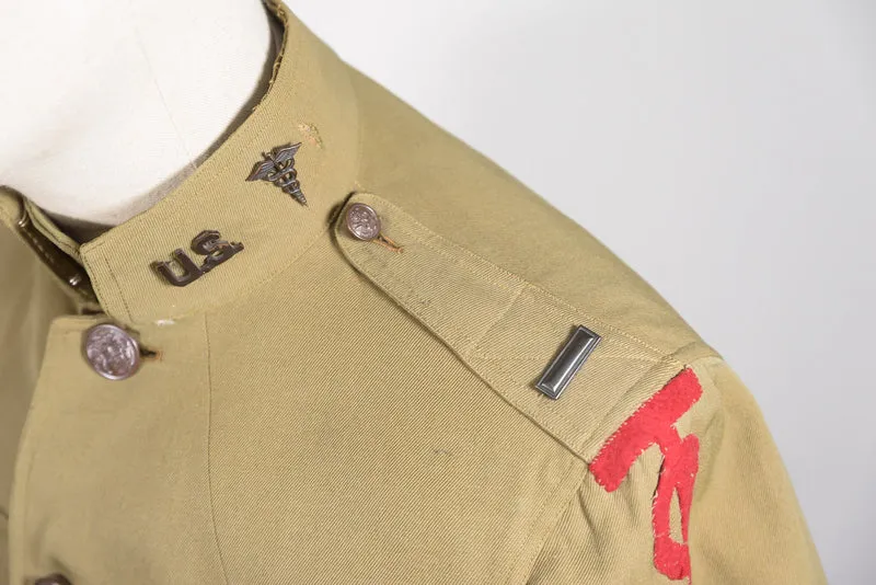 US Army WW1 - Lieutenant Medic Jacke - 90. Infanteriedivision