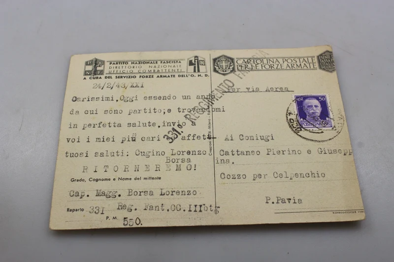 FFAA-Postkarte