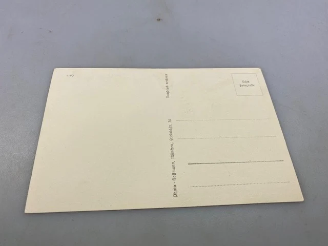 Autogramm des Generals der Gebirgsjäger Eduard Dietl