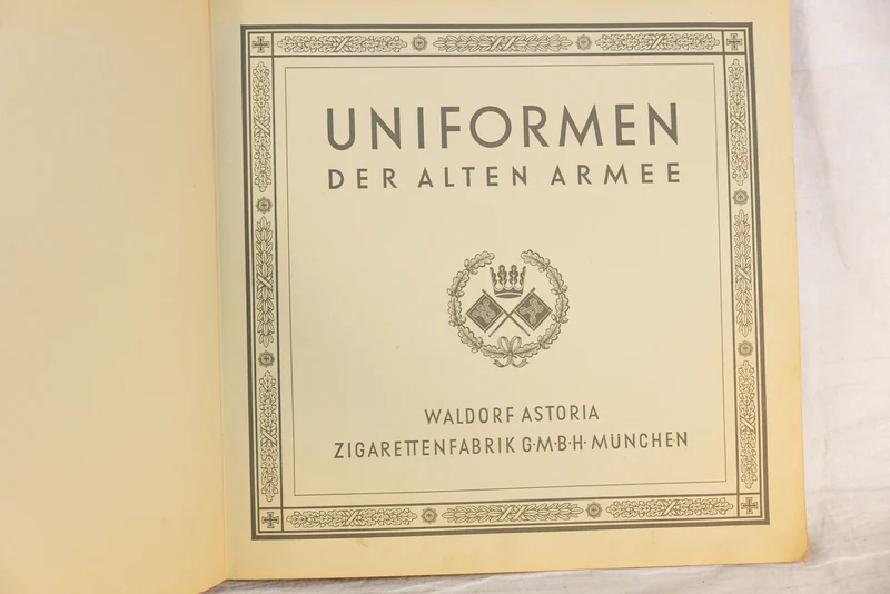 Stickeralbum "Uniformen der Alten Armee".