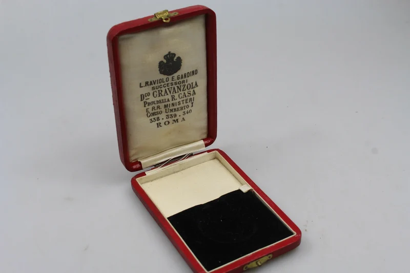 Präsentationsbox Ritterkreuz der Krone von Italien