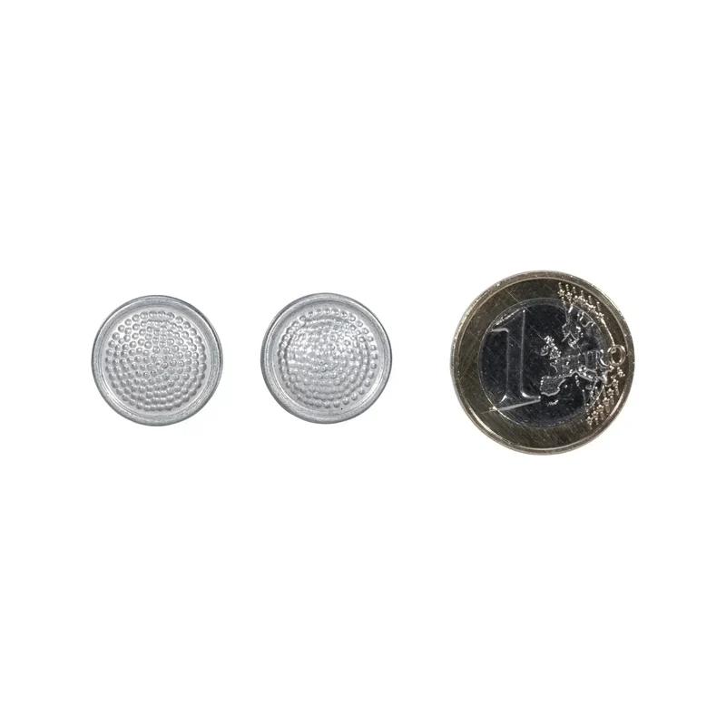 Schulterklappenknopf Alu 16mm 2er Pack