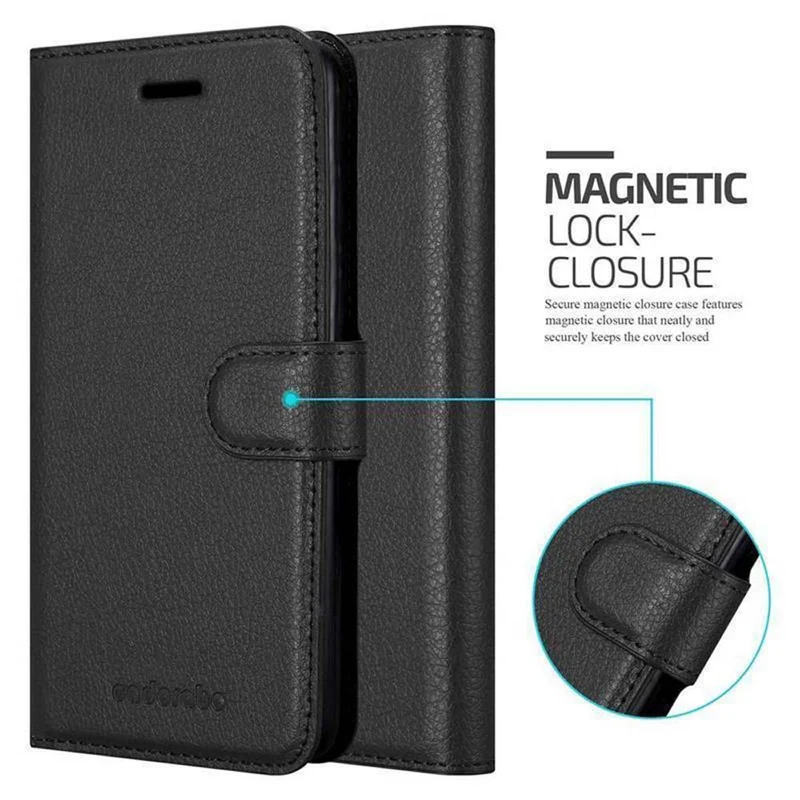 Cadorabo Hülle kompatibel mit Samsung Galaxy S10 4G Schutzhülle mit Magnetverschluss, Standfunktion und Kartenfach