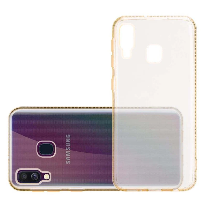 Cadorabo Hülle kompatibel mit Samsung Galaxy A40 Schutzhülle aus flexiblem TPU Silikon im Strass Design