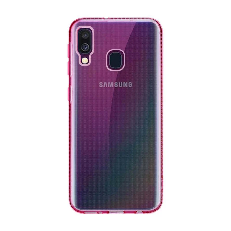 Cadorabo Hülle kompatibel mit Samsung Galaxy A40 Schutzhülle aus flexiblem TPU Silikon im Strass Design