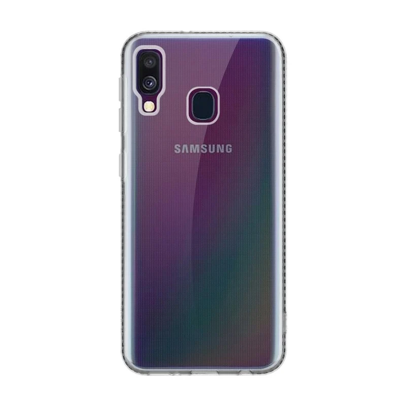 Cadorabo Hülle kompatibel mit Samsung Galaxy A40 Schutzhülle aus flexiblem TPU Silikon im Strass Design
