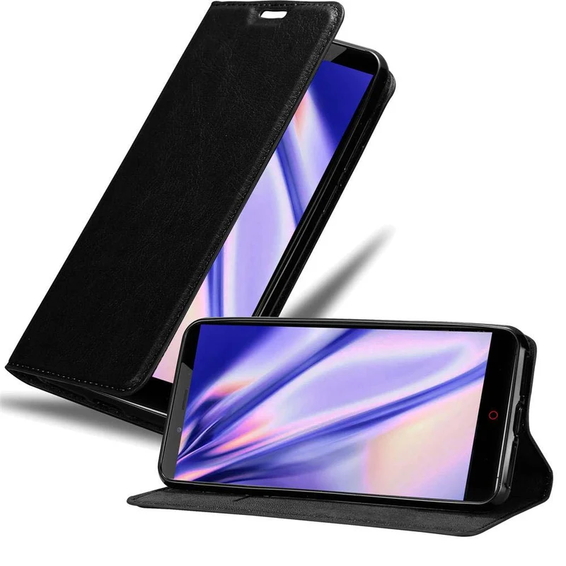Cadorabo Hülle kompatibel mit ZTE Nubia Z11 MAX Schutzhülle mit Magnetverschluss, Standfunktion und Kartenfach