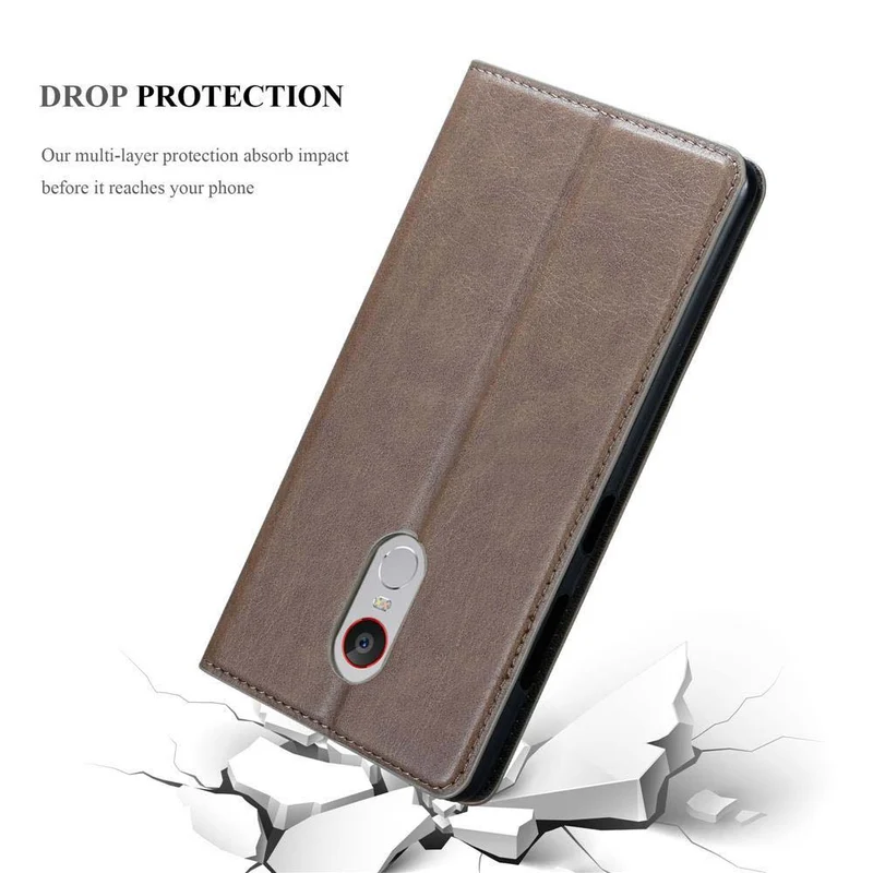 Cadorabo Hülle kompatibel mit ZTE Nubia Z11 MAX Schutzhülle mit Magnetverschluss, Standfunktion und Kartenfach