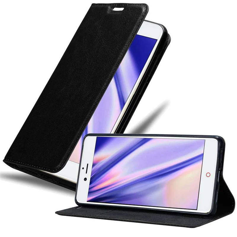 Cadorabo Hülle kompatibel mit ZTE Nubia Z11 Schutzhülle mit Magnetverschluss, Standfunktion und Kartenfach