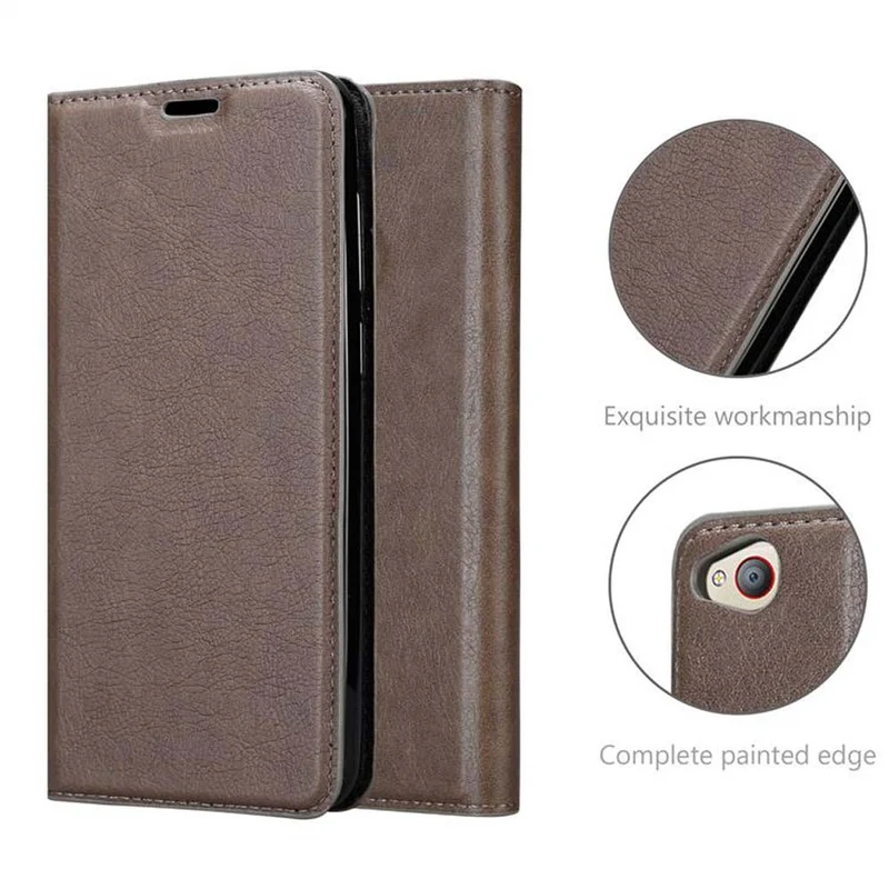 Cadorabo Hülle kompatibel mit ZTE Nubia Z11 Schutzhülle mit Magnetverschluss, Standfunktion und Kartenfach