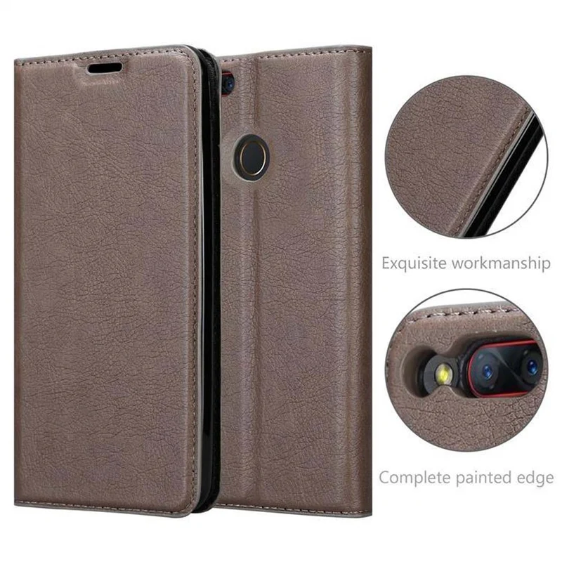 Cadorabo Hülle kompatibel mit ZTE Nubia Z17 MINI Schutzhülle mit Magnetverschluss, Standfunktion und Kartenfach