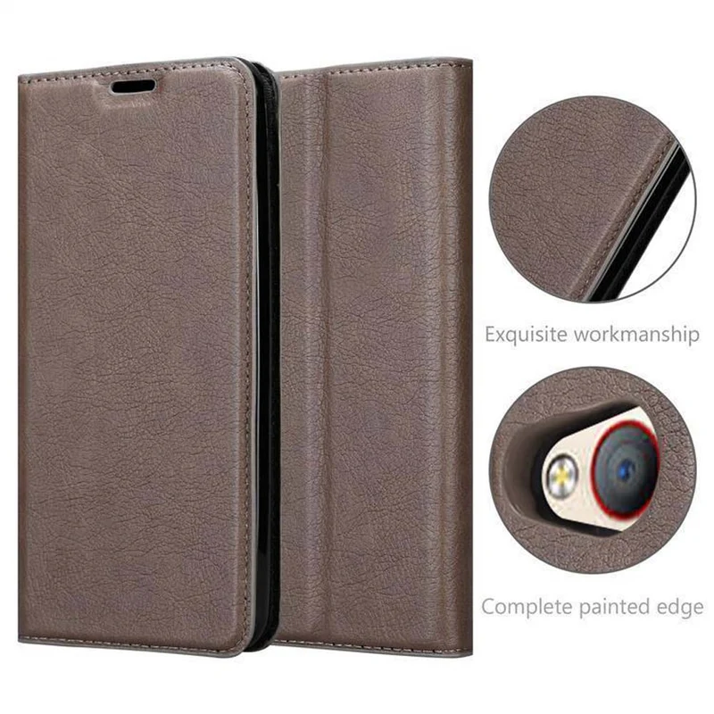 Cadorabo Hülle kompatibel mit ZTE Nubia M2 LITE Schutzhülle mit Magnetverschluss, Standfunktion und Kartenfach