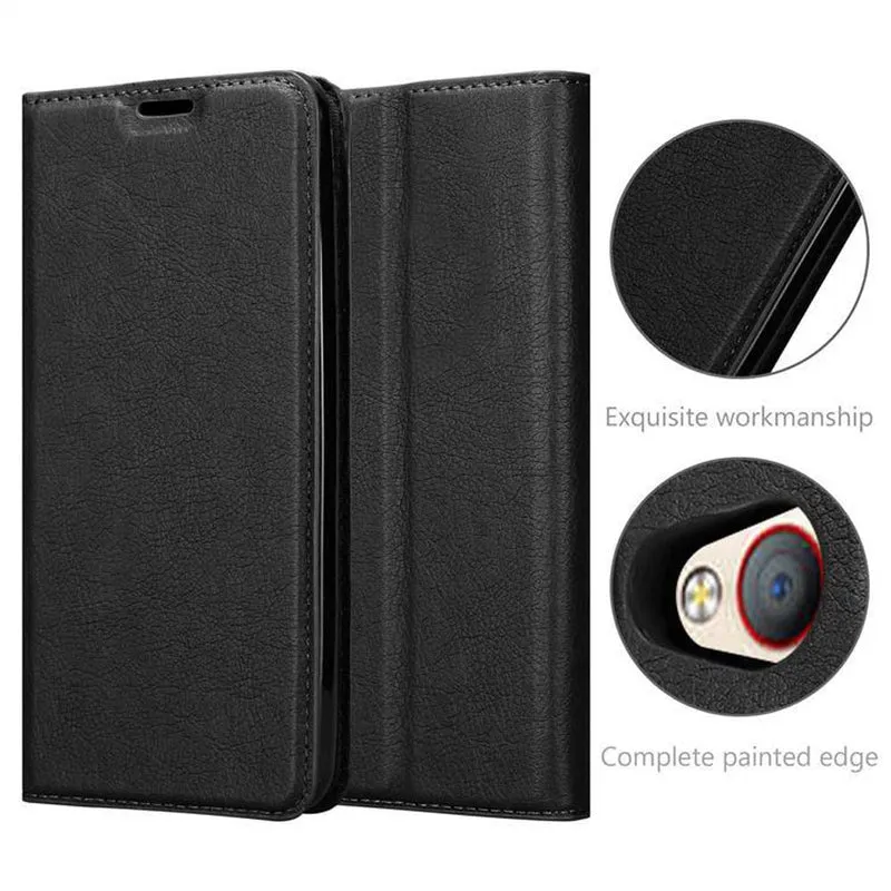 Cadorabo Hülle kompatibel mit ZTE Nubia M2 LITE Schutzhülle mit Magnetverschluss, Standfunktion und Kartenfach