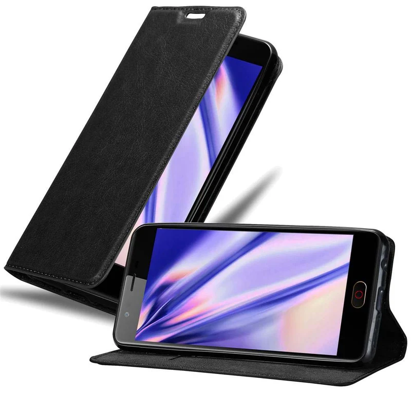 Cadorabo Hülle kompatibel mit ZTE Nubia M2 Schutzhülle mit Magnetverschluss, Standfunktion und Kartenfach