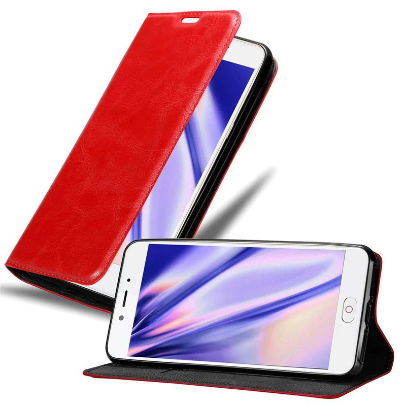 Cadorabo Hülle kompatibel mit ZTE Nubia N2 Schutzhülle mit Magnetverschluss, Standfunktion und Kartenfach