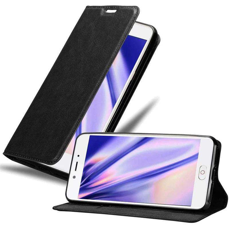 Cadorabo Hülle kompatibel mit ZTE Nubia N2 Schutzhülle mit Magnetverschluss, Standfunktion und Kartenfach