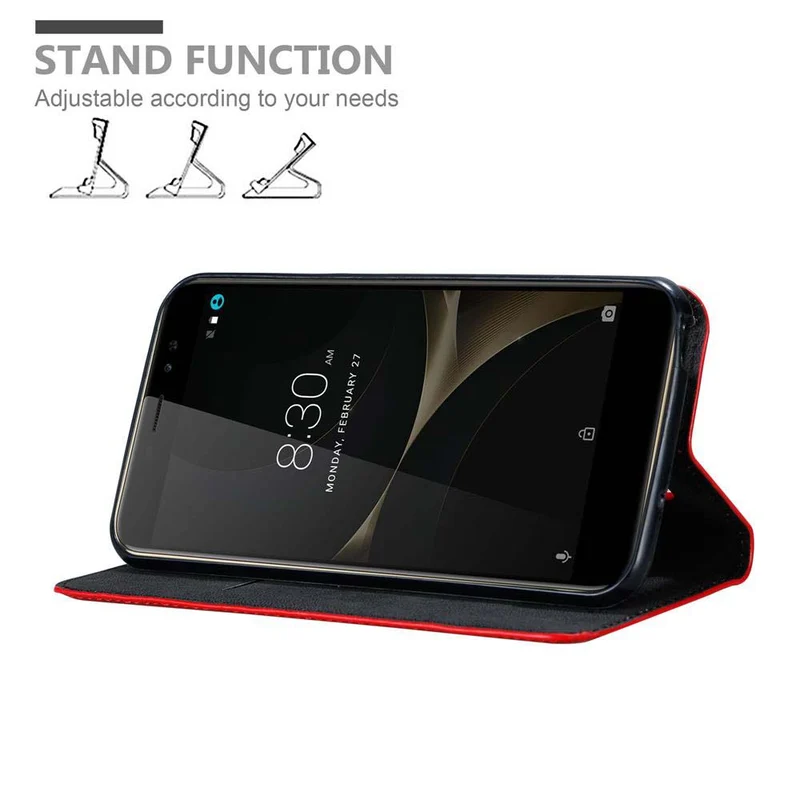 Cadorabo Hülle kompatibel mit ZTE Nubia N1 LITE Schutzhülle mit Magnetverschluss, Standfunktion und Kartenfach