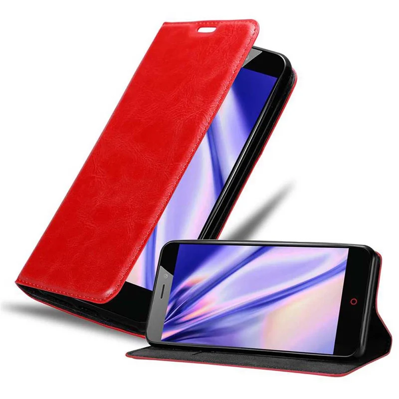 Cadorabo Hülle kompatibel mit ZTE Nubia N1 Schutzhülle mit Magnetverschluss, Standfunktion und Kartenfach