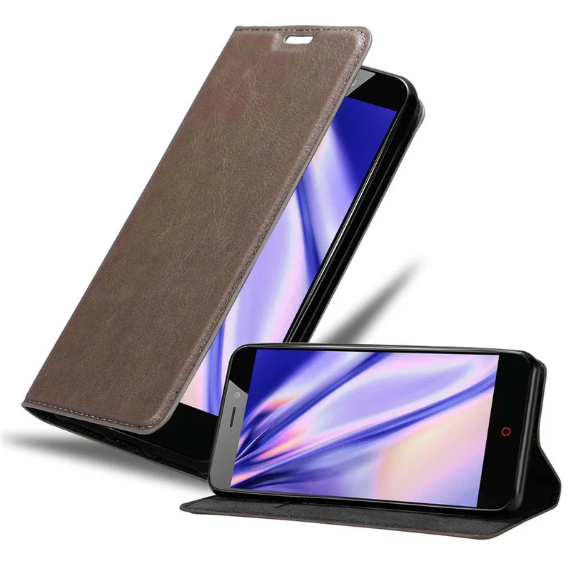 Cadorabo Hülle kompatibel mit ZTE Nubia N1 Schutzhülle mit Magnetverschluss, Standfunktion und Kartenfach