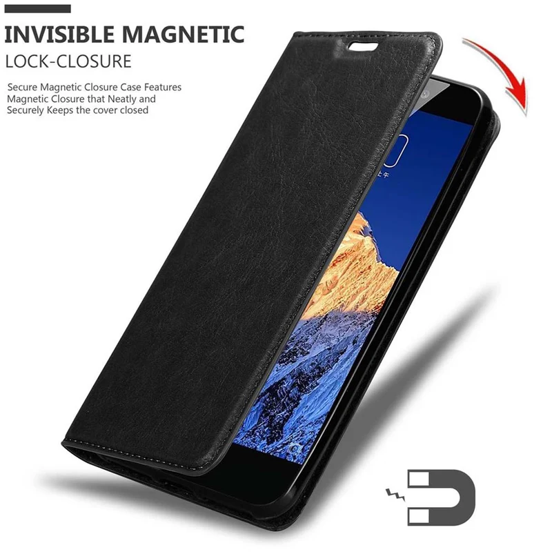 Cadorabo Hülle kompatibel mit ZTE Nubia N1 Schutzhülle mit Magnetverschluss, Standfunktion und Kartenfach