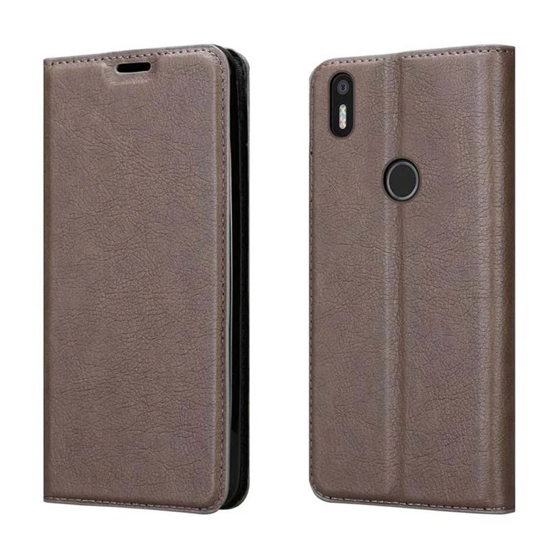 Cadorabo Hülle kompatibel mit BQ Aquaris X5 PLUS Schutzhülle mit Magnetverschluss, Standfunktion und Kartenfach