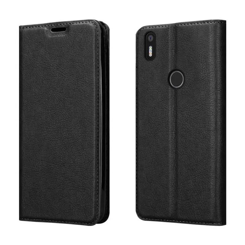 Cadorabo Hülle kompatibel mit BQ Aquaris X5 PLUS Schutzhülle mit Magnetverschluss, Standfunktion und Kartenfach