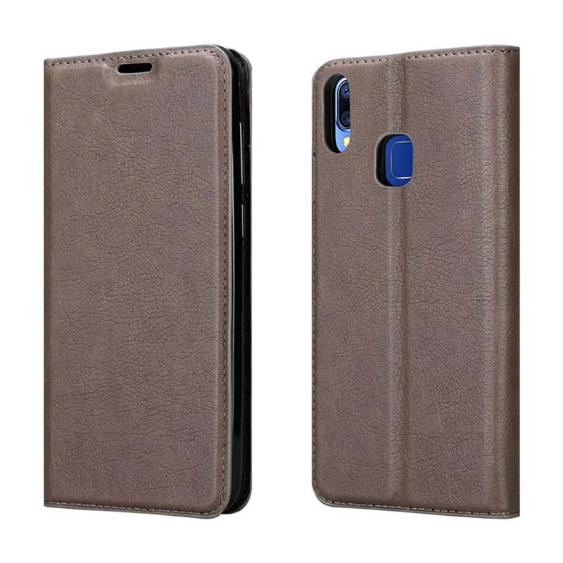 Cadorabo Hülle kompatibel mit Vivo V11i Schutzhülle mit Magnetverschluss, Standfunktion und Kartenfach