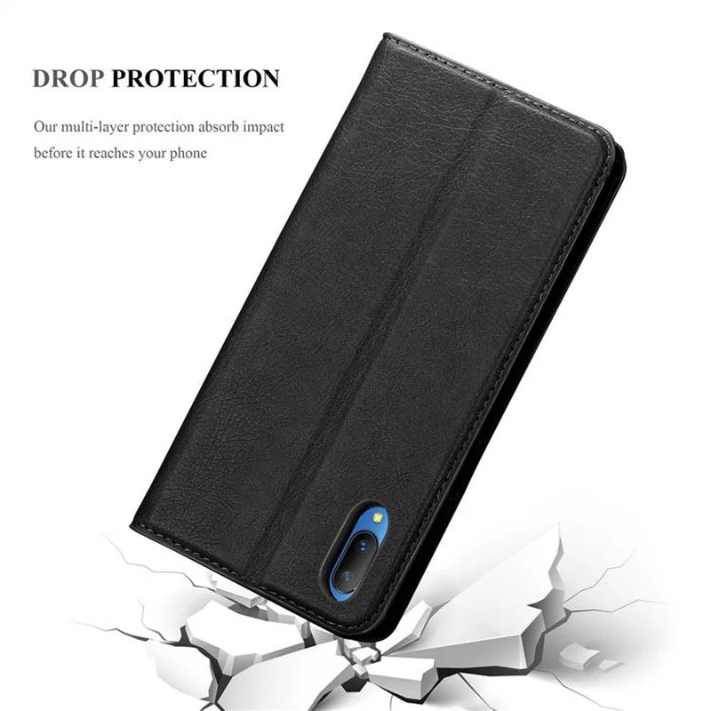 Cadorabo Hülle kompatibel mit Vivo V11 / V11 PRO Schutzhülle mit Magnetverschluss, Standfunktion und Kartenfach