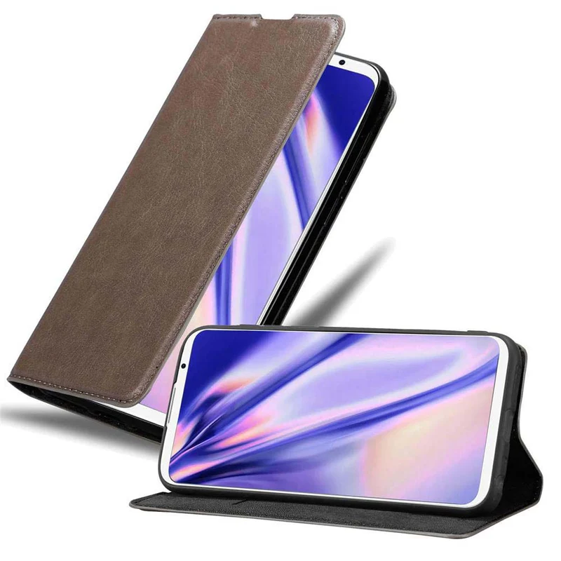 Cadorabo Hülle kompatibel mit MEIZU 16TH Schutzhülle mit Magnetverschluss, Standfunktion und Kartenfach
